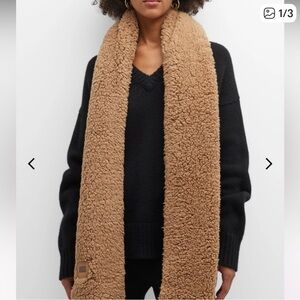 UGG Women's Cozy Brown Sherpa Scarf